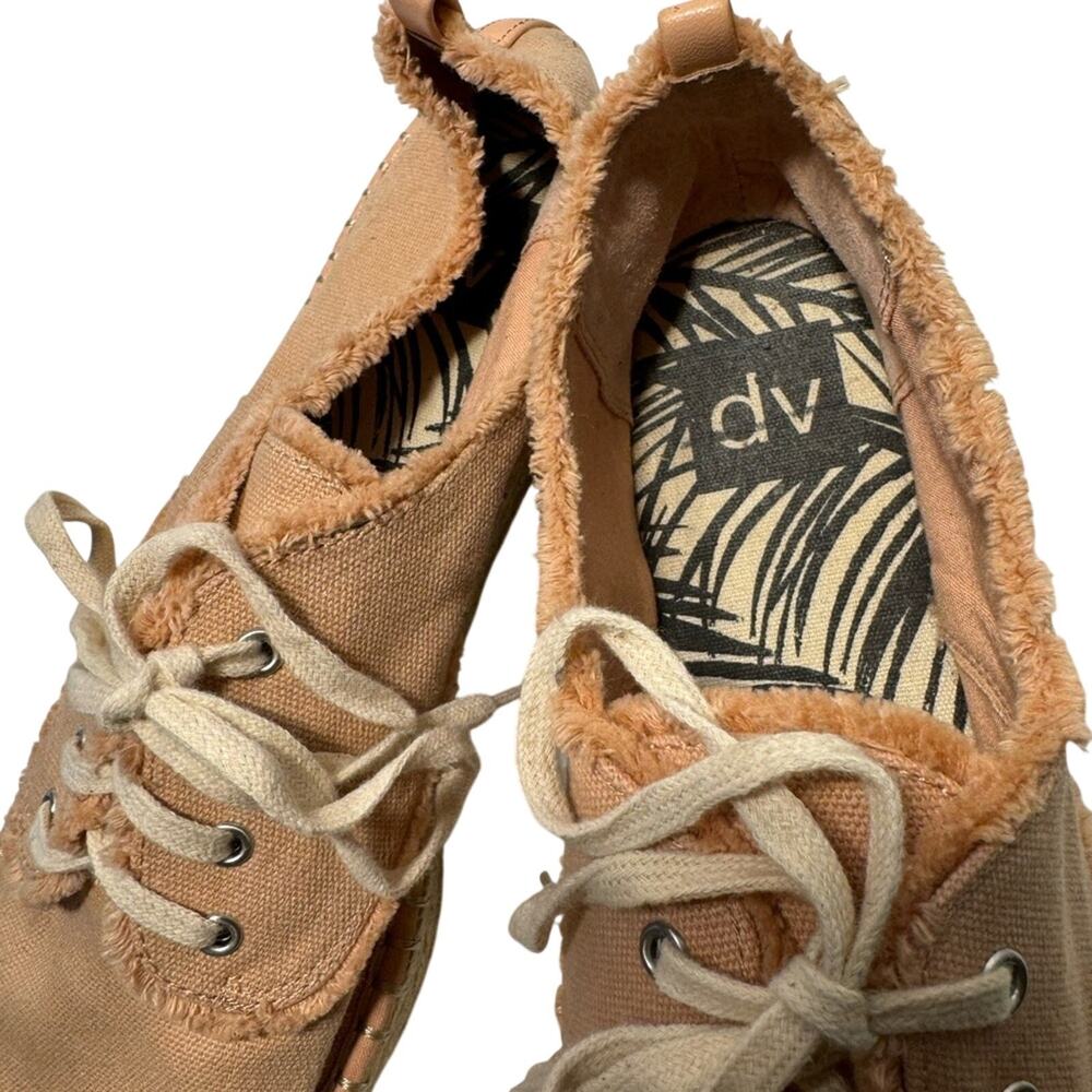 DV Dolce‎ Vita Roxie Women 10 Pastel Pink Espadrille Platform Sneaker Beach